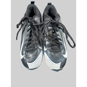 Nike Vapor Kids Soccer Cleats, Black & White Sz. 1Y